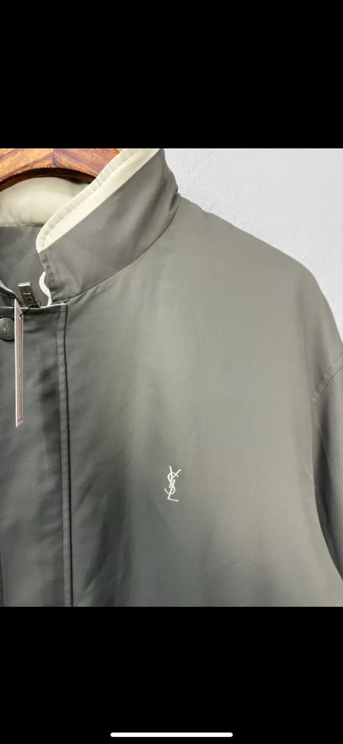 입생로랑 스몰로고 라이트카키 폴리자켓 H1465 상품이미지3