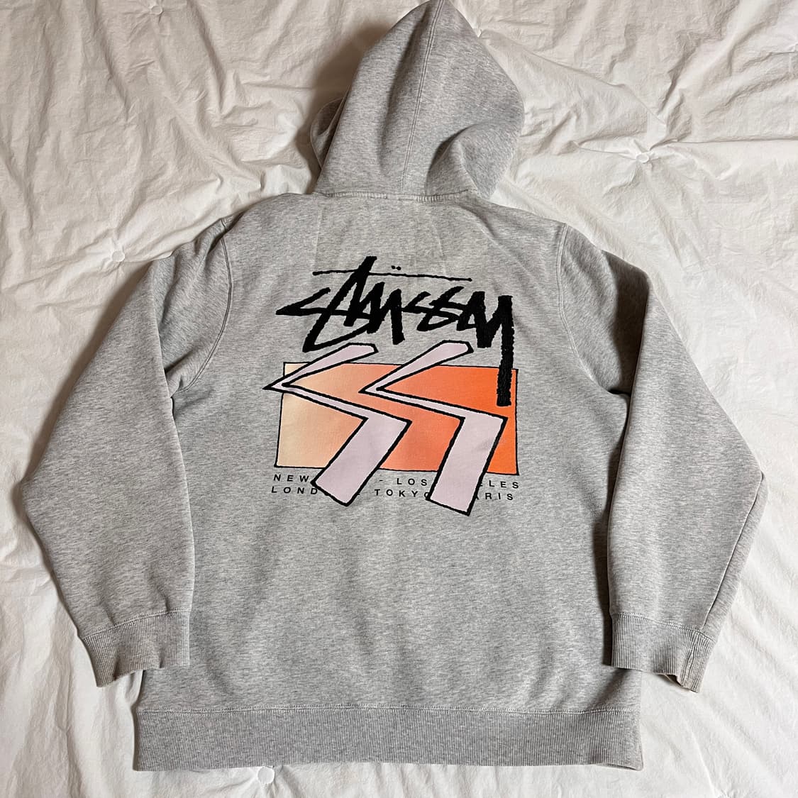 스투시 ss 큐브 월드투어 후드티 상품이미지1