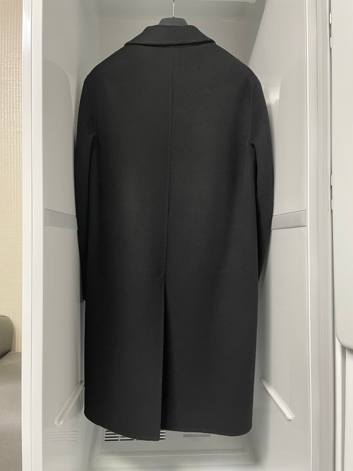 타임옴므 블랙 캐시미어 핸드메이드 더블 코트 95사이즈 상품이미지2