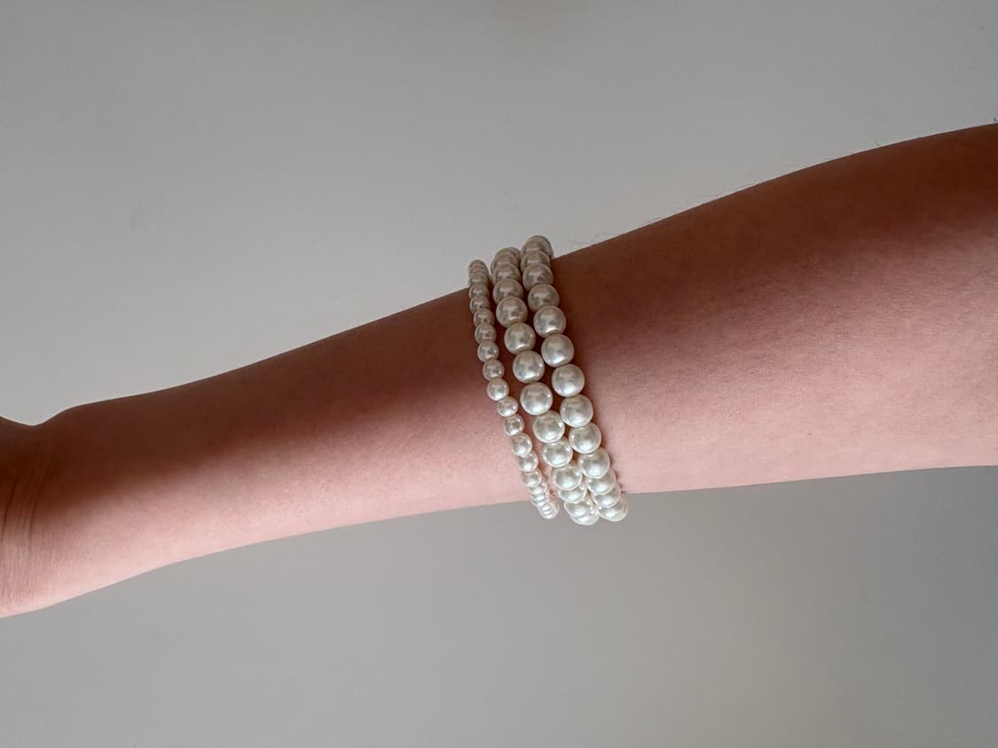 진주 레이어드 팔찌 세트 상품이미지1