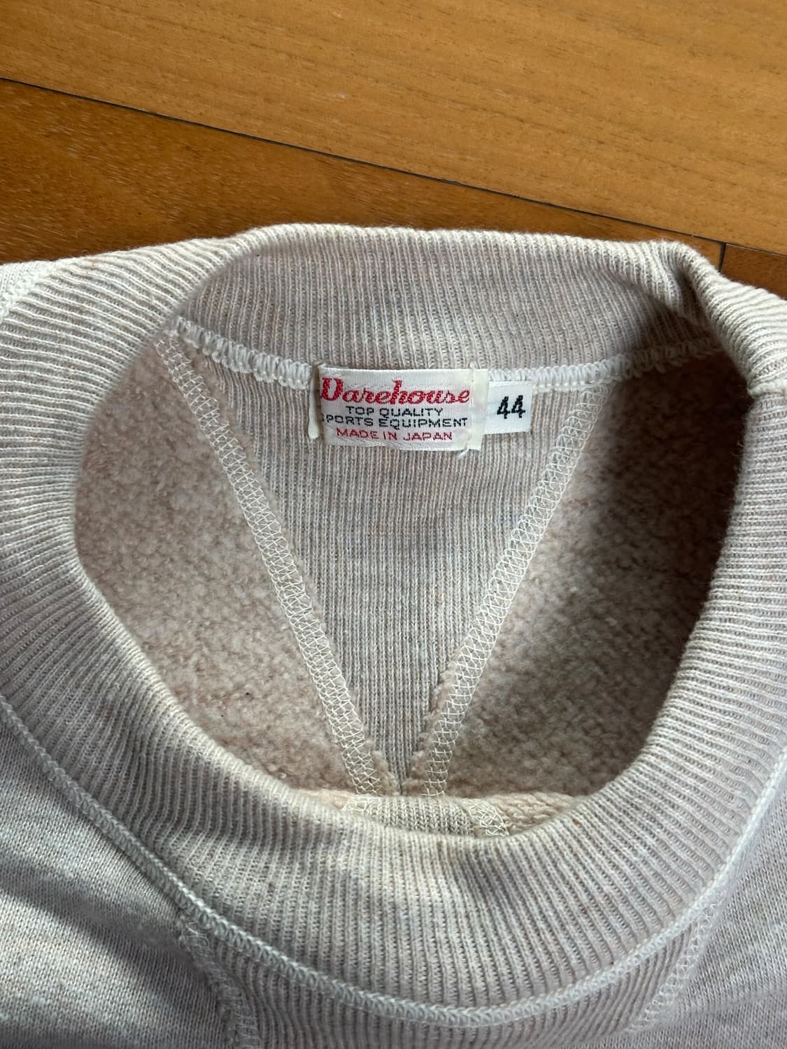 웨어하우스 스웻셔츠 LOT 401 PLAIN OATMEAL 44 상품이미지4