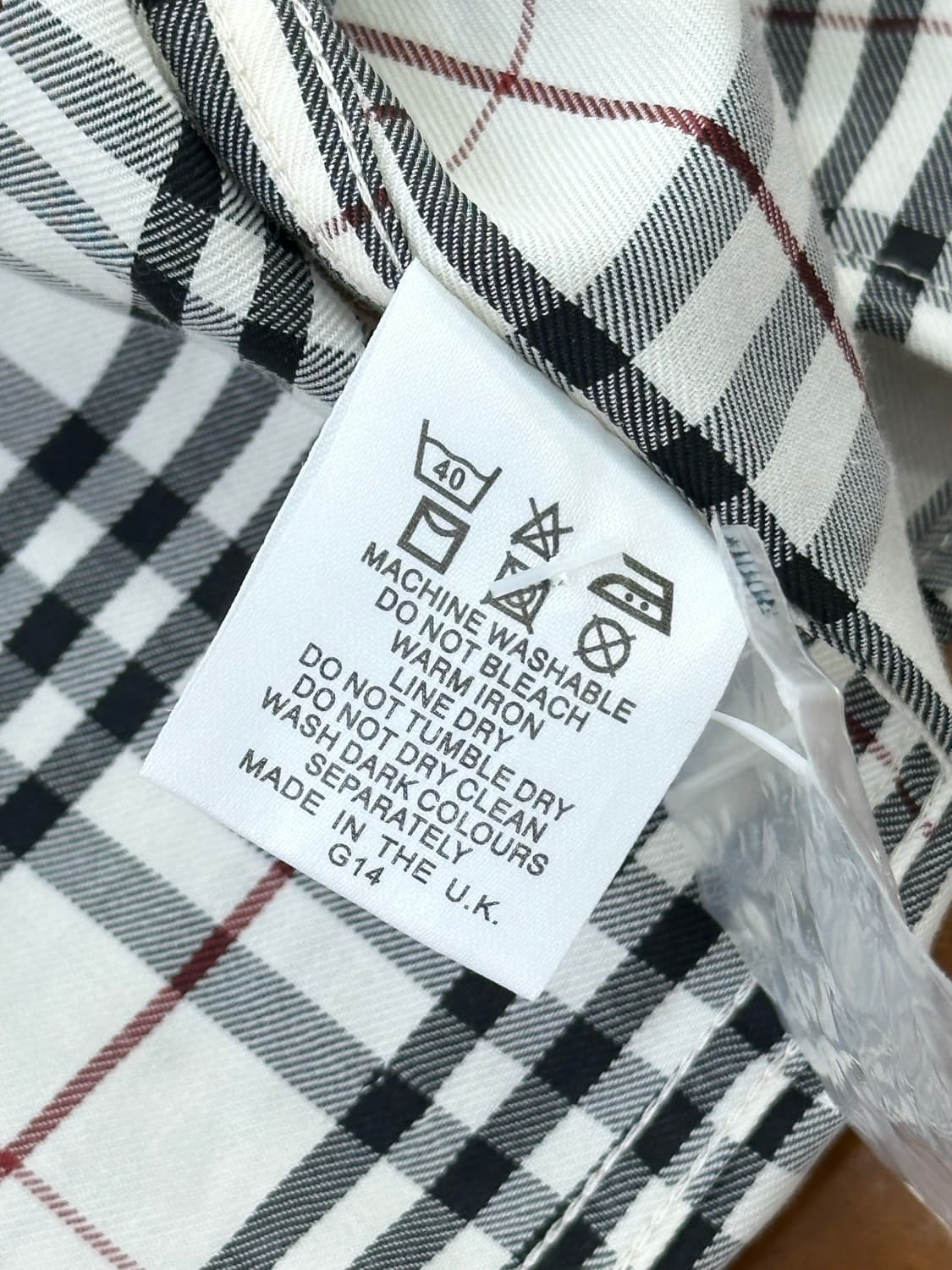 버버리 남성 체크 남방 상품이미지9
