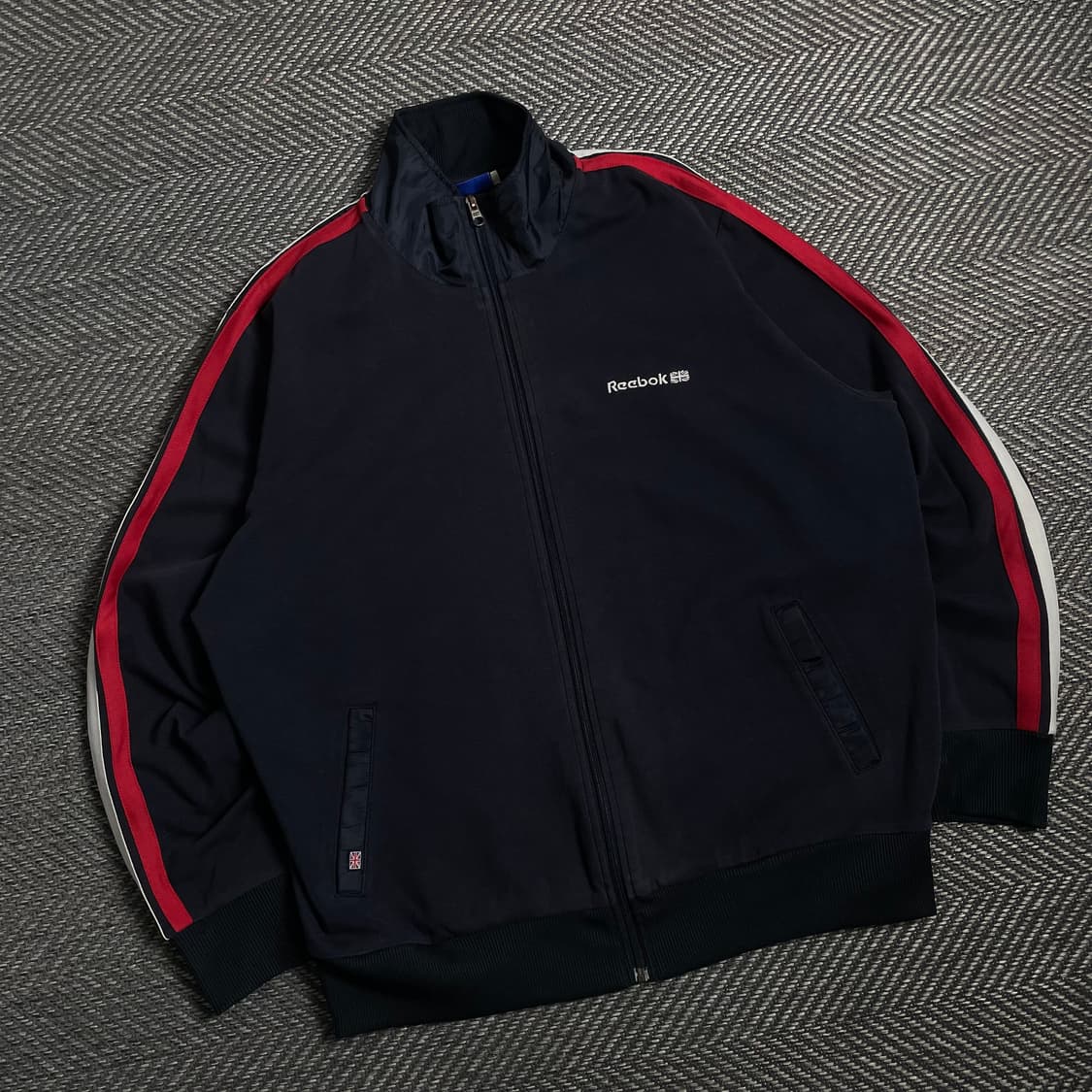 90s 리복 올드스쿨 사이드라인 트랙탑 스웻 져지 y 4764 상품이미지1