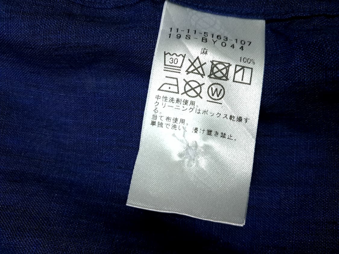 택새제품 오리지날 빔즈 BEAMS 린넨 셔츠 상품이미지7