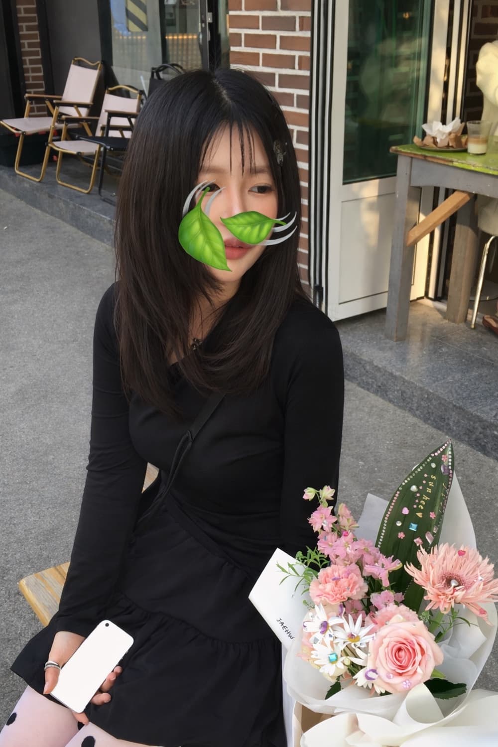 오운서 One Draped Shirring Long Sleeve_Blac 상품이미지2