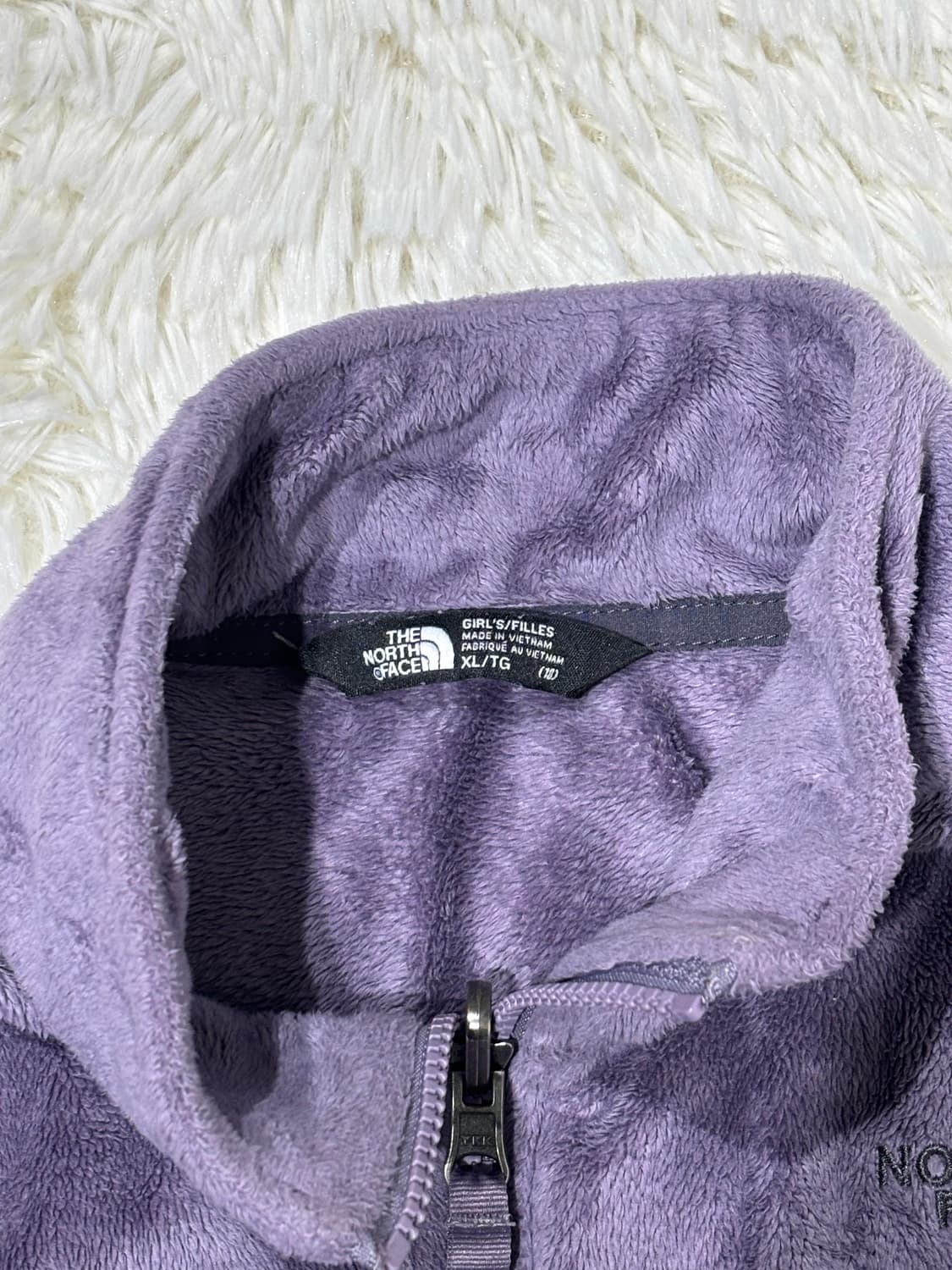 노스페이스 바이올렛 후리스 집업 상품이미지6