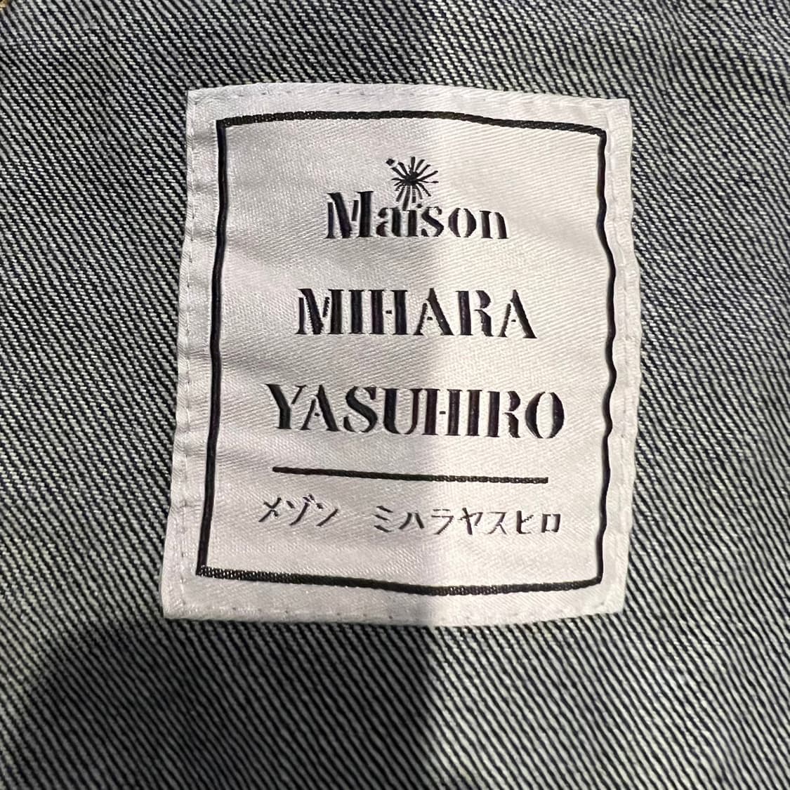 Maison Mihara Yasuhiro 감각적인 디자인 데님 자켓입니다 상품이미지6