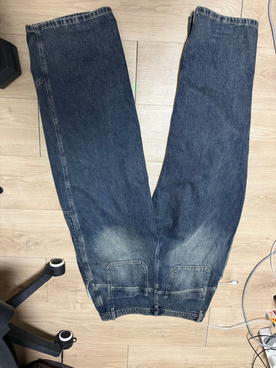 비긴202 베네타 투턱 데님 팬츠 상품이미지3