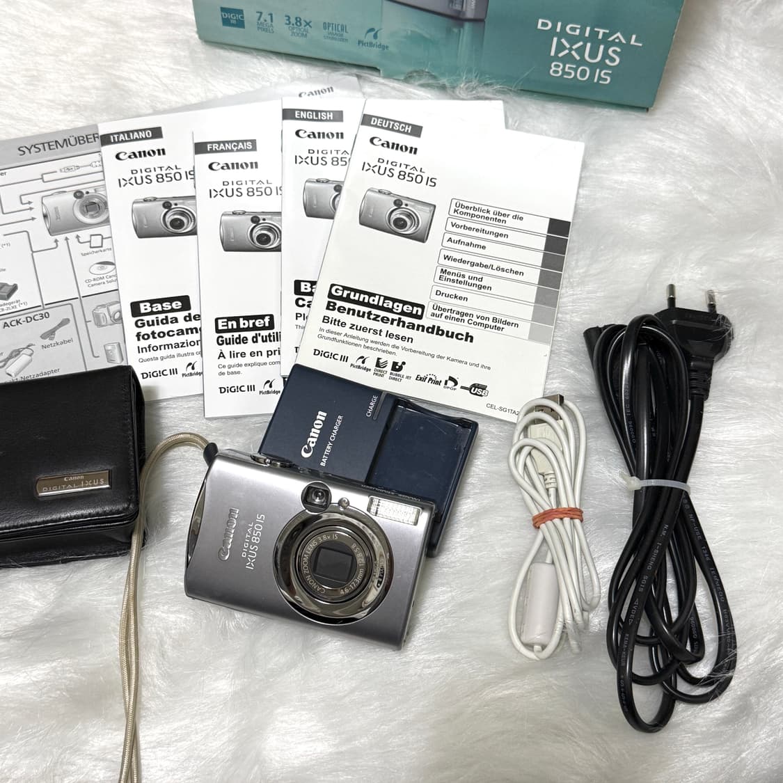 *박스풀구성, 미품*  캐논 익서스 850 is 디카 상품이미지7