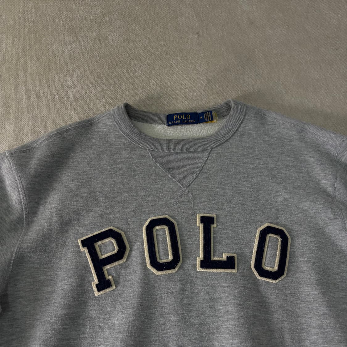 100 폴로랄프로렌 신형라벨 스펠아웃 맨투맨 상품이미지2