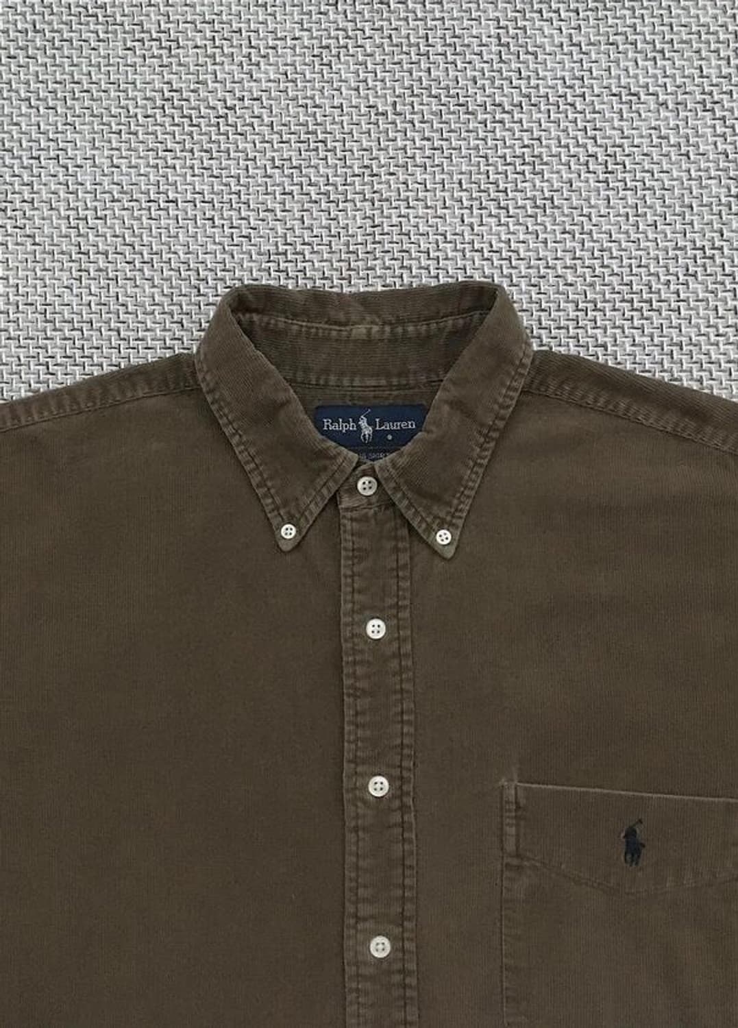 Khaki brown heavy corduroy oversized SH 상품이미지1