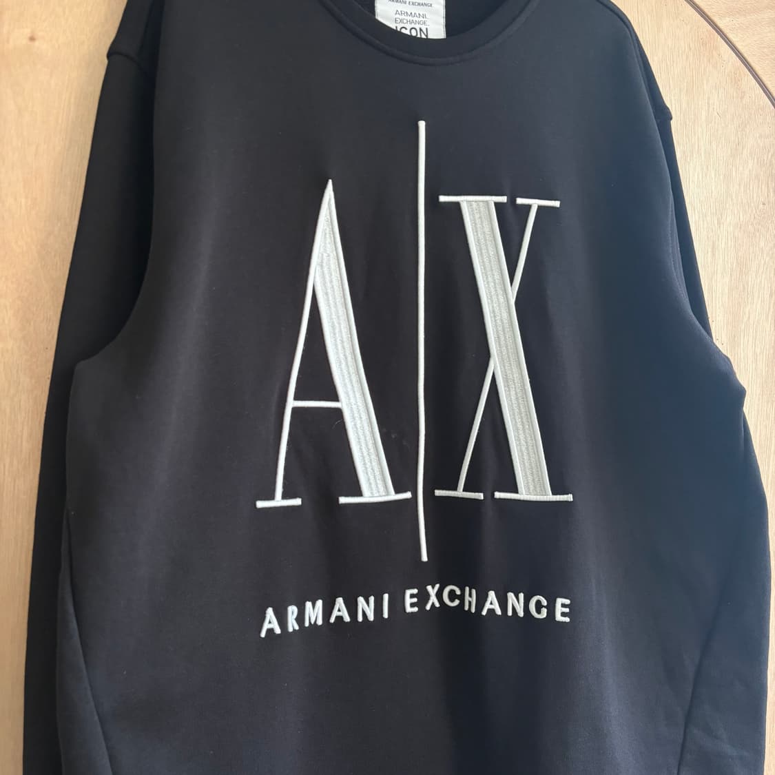 알마니 익스체인지 아이콘 컬렉션 빅 로고 스웻셔츠 상품이미지2