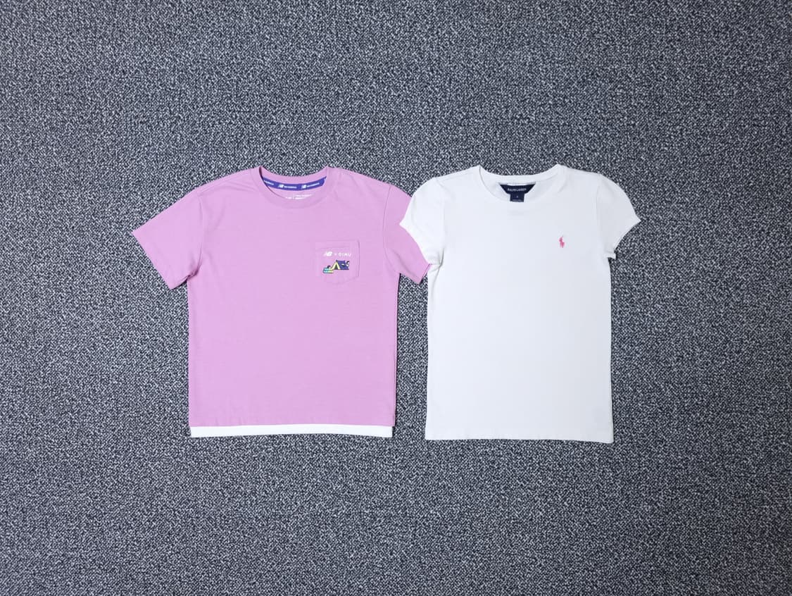 [무료배송][120]뉴발란스 폴로 키즈 반팔티 일괄판매 상품이미지1