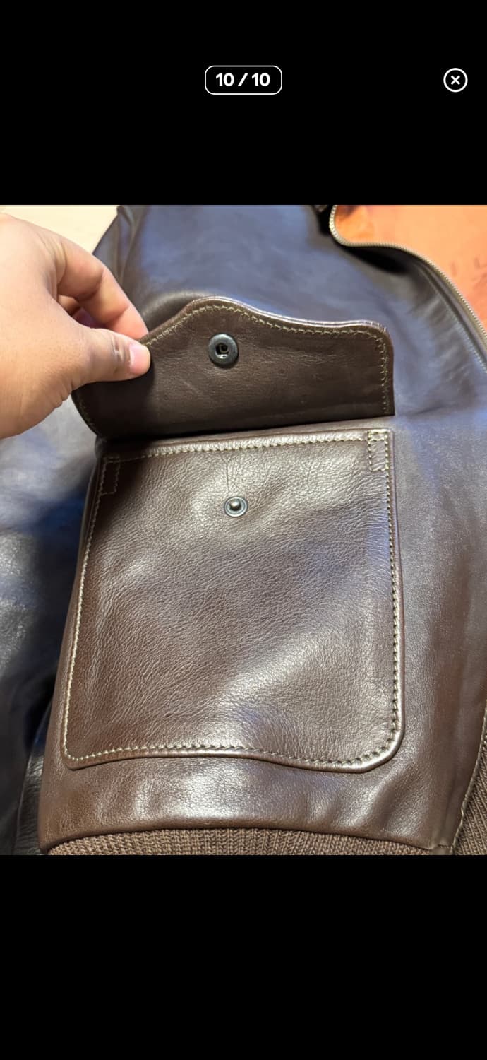 에어로레더A-2자켓 판매합니다 상품이미지10