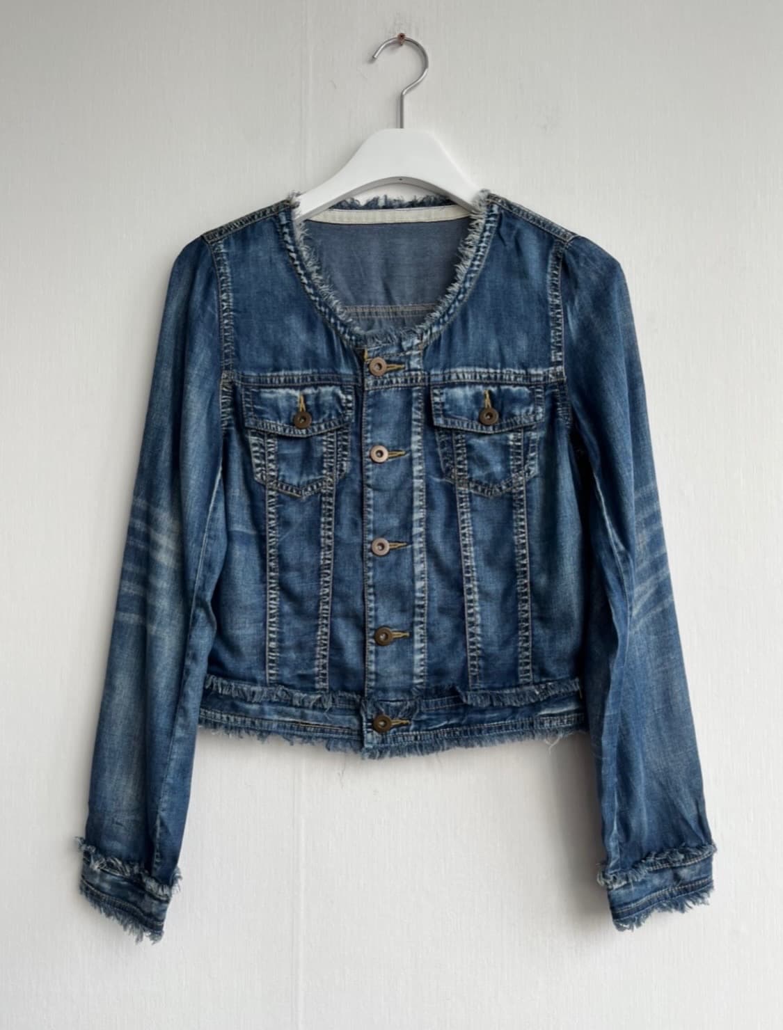 GRAND TABLE 프린지 트림 데님 자켓 상품이미지2