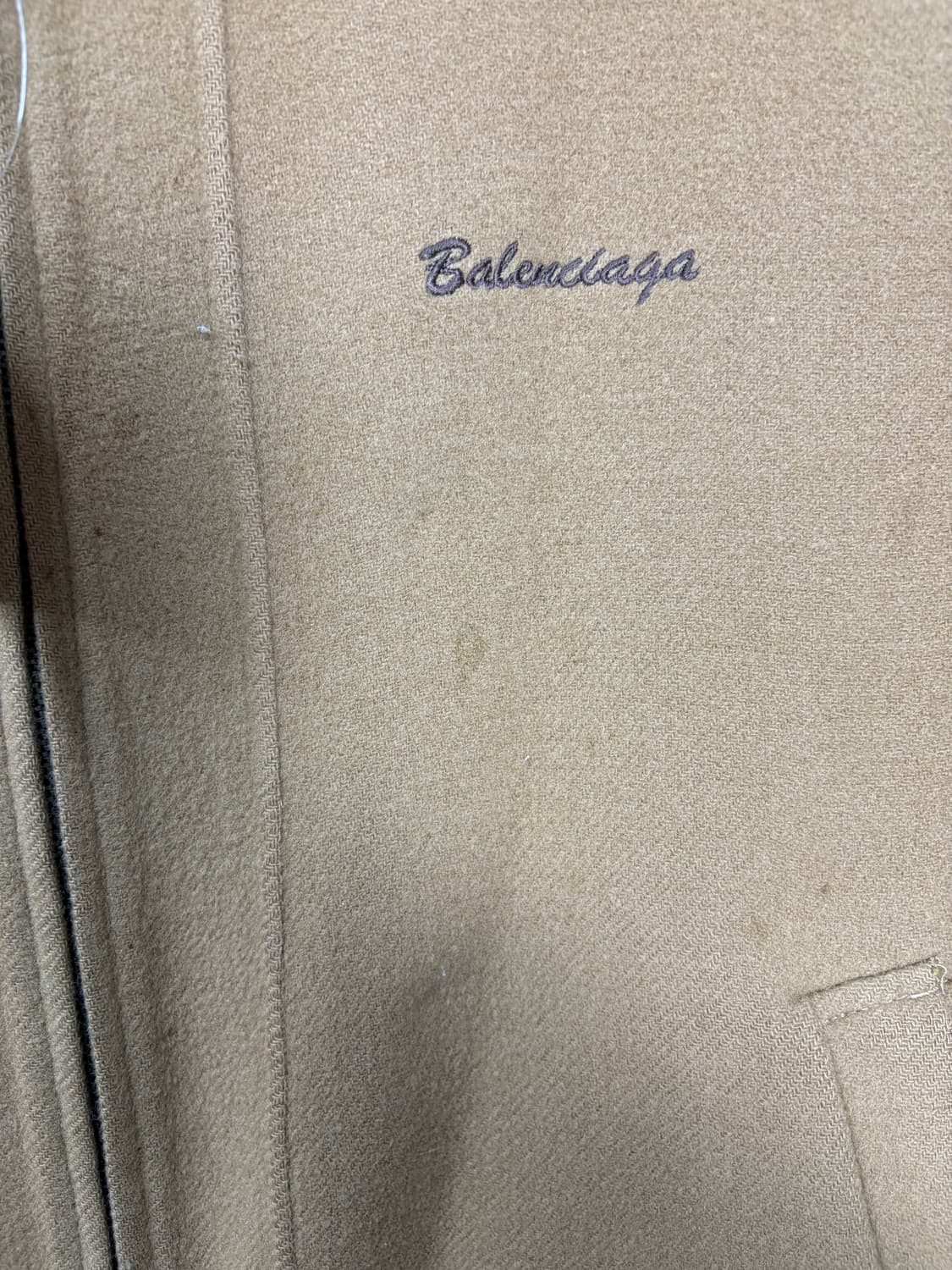 발렌시아가 퍼 카라 숏 해링턴 브라운자켓 A3308 상품이미지7