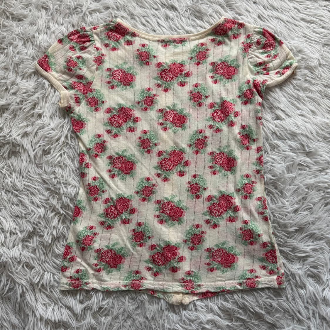 JILL STUART 일본빈티지 노드 크롭 반팔 가디건 y2k s 44 상품이미지3