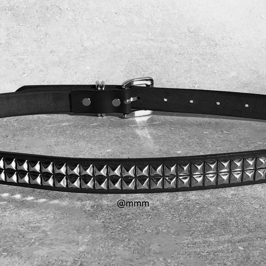[Unisex] 락스타 스터드 Y2K 레더 벨트 상품이미지5