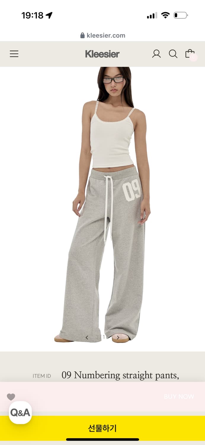 클리시어 09팬츠 그레이  상품이미지1