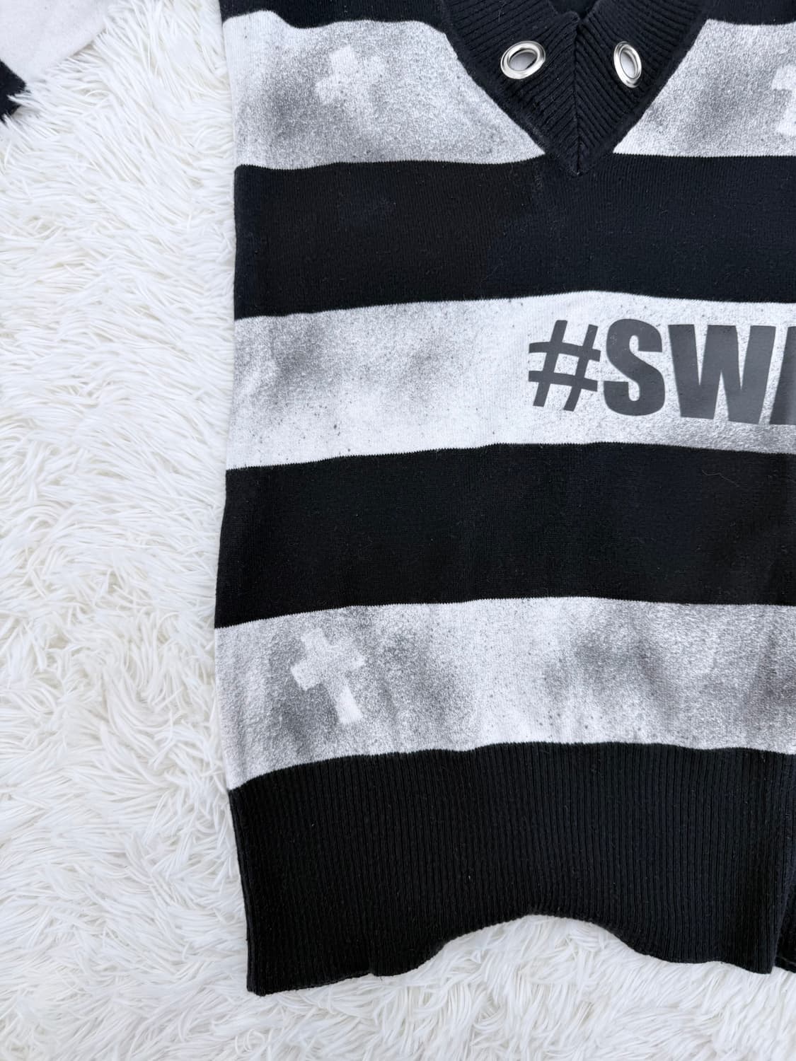 아일렛 펑크 니트 OPS 상품이미지3