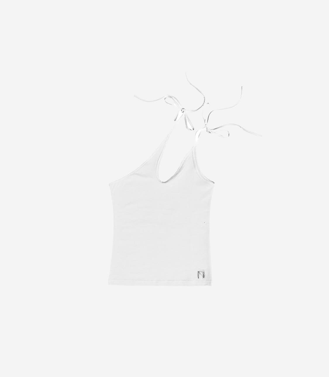 embroidery string sleeveless Layered Top 상품이미지1