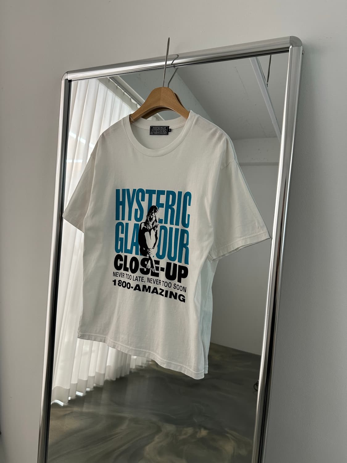 Hysteric Glamour 히스테릭 글래머 클로즈업 히스걸 로고 T 상품이미지1