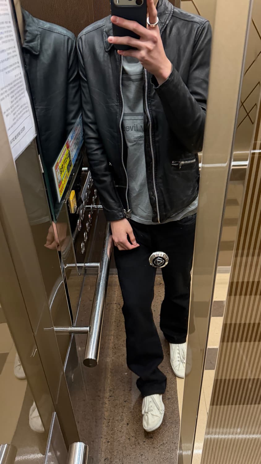 나노 유니버스 레더자켓  상품이미지1