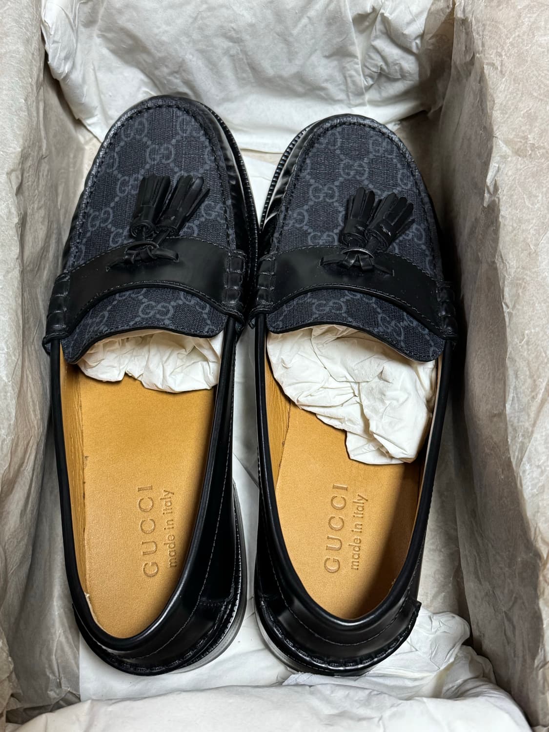 Gucci GG Leather Loafer구찌 레더 태슬 로퍼 UK8.5 상품이미지1