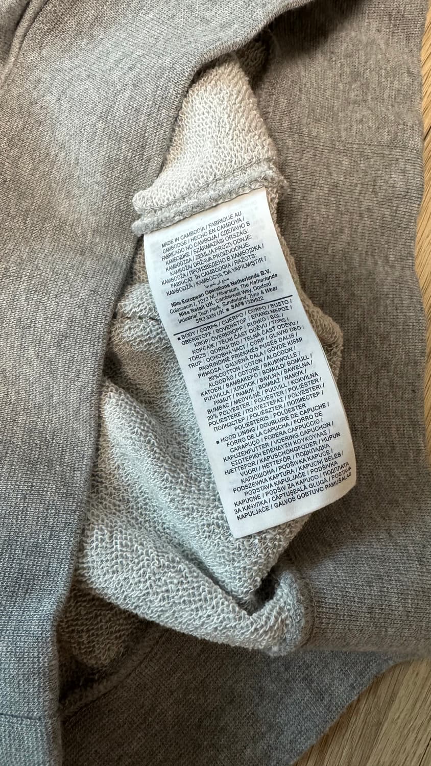 나이키 회색 후드티 S 상품이미지8