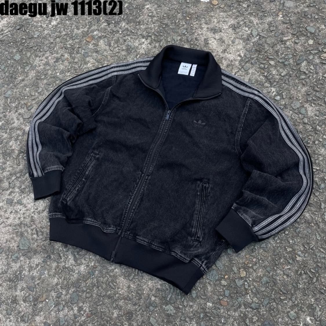 아디다스 데님 흑청 자켓 상품이미지1