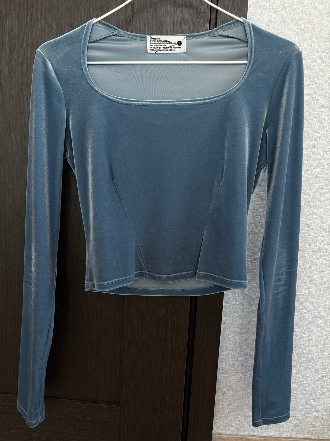 604 서비스 벨벳 탑 상품이미지1