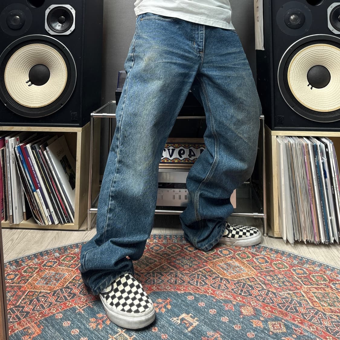 칼하트 #14806 가죽탭 데님팬츠 상품이미지2