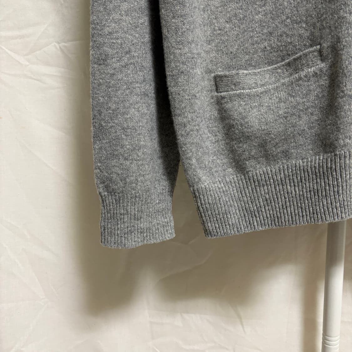 유니클로 램스울 가디건 / 그레이, XL 상품이미지5