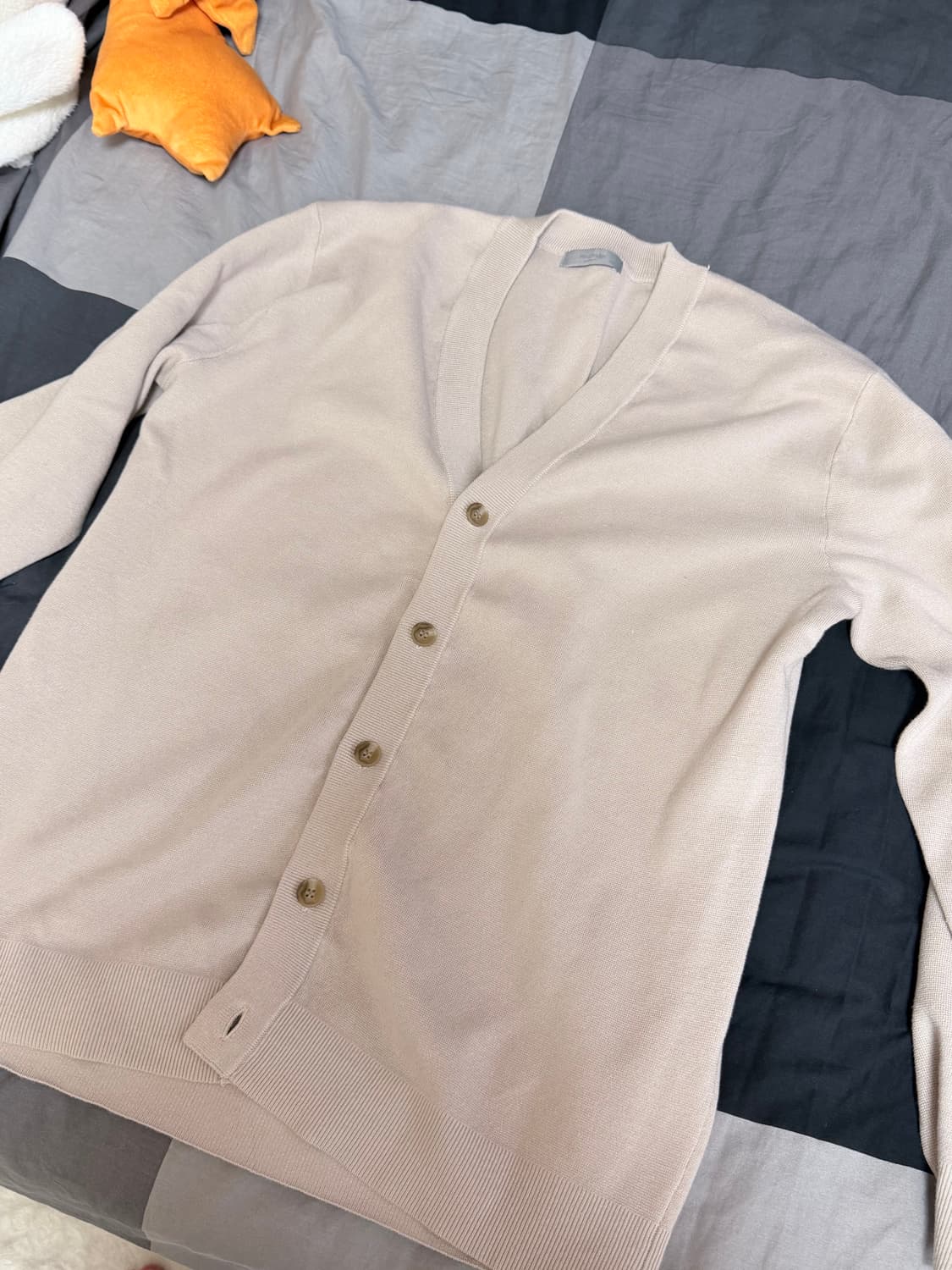 마인드브릿지 오트밀 컬러 가디건 105사이즈 상품이미지3