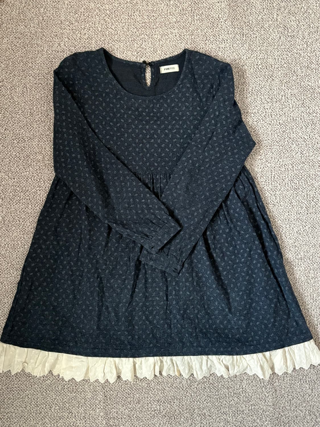 FURFUR 레이스 잔꽃 빈티지 모리걸 원피스 상품이미지2