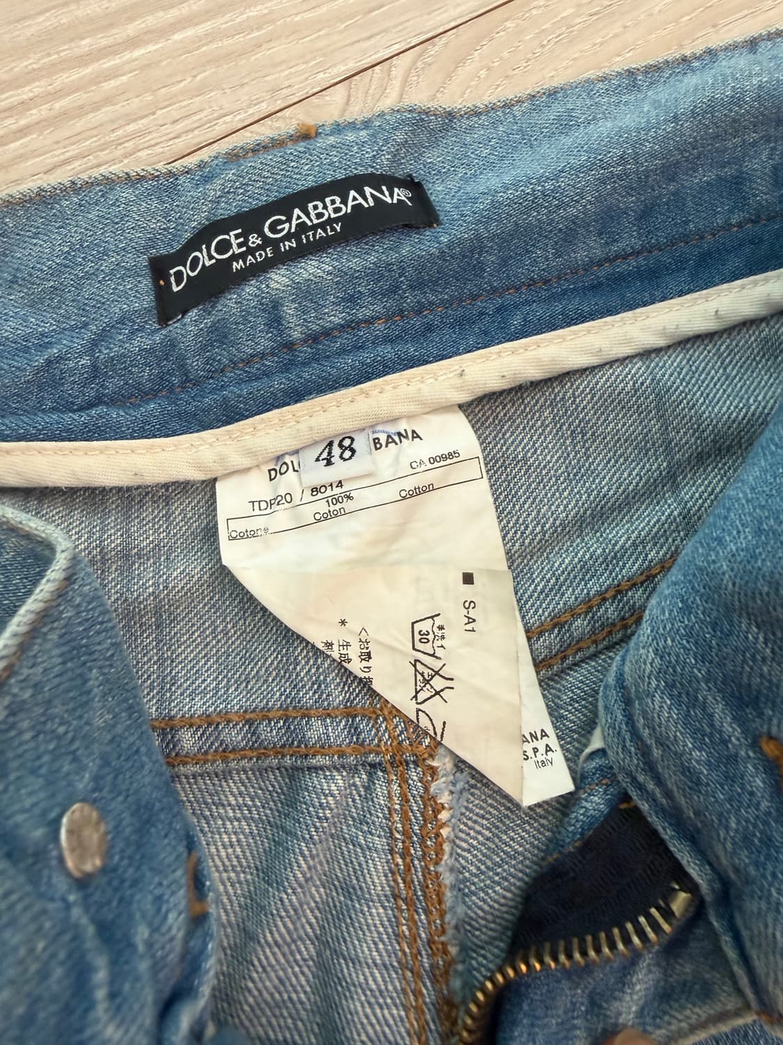 돌체앤가바나 2004 ss 디스트로이드 데님  상품이미지3