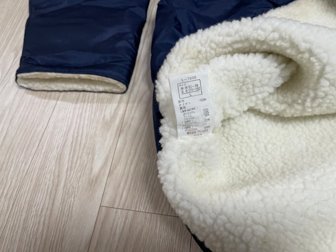 아식스 레코더 90s 올드 벤치 자켓 하프 코트 ASICS OLD 상품이미지6