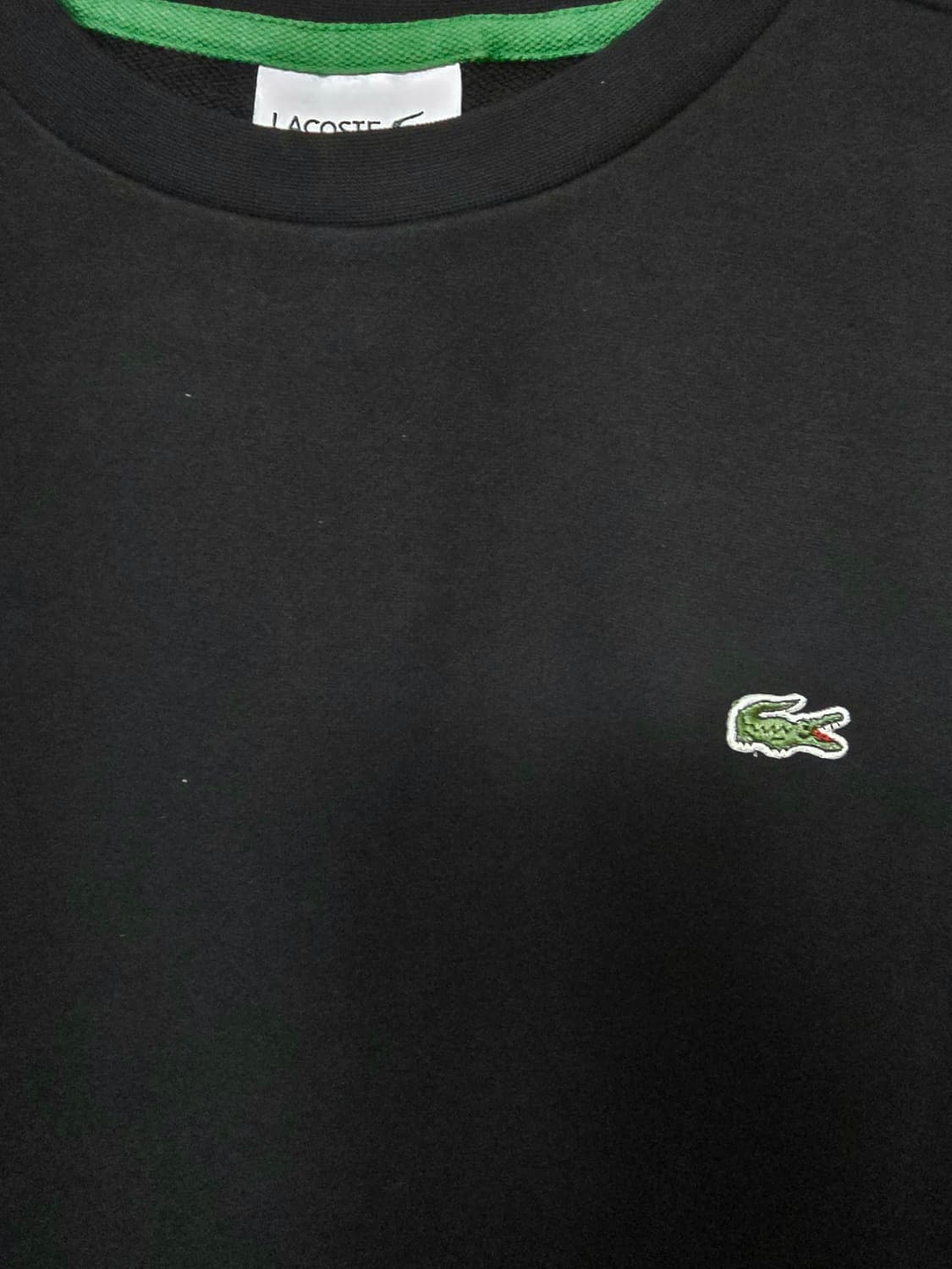 라코스테 블랙 맨투맨 티셔츠 m 상품이미지2