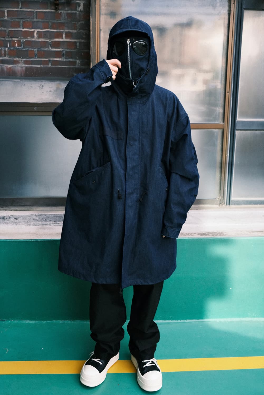 준야와타나베 x CP컴퍼니 데님 라미네이트 피쉬테일 상품이미지9