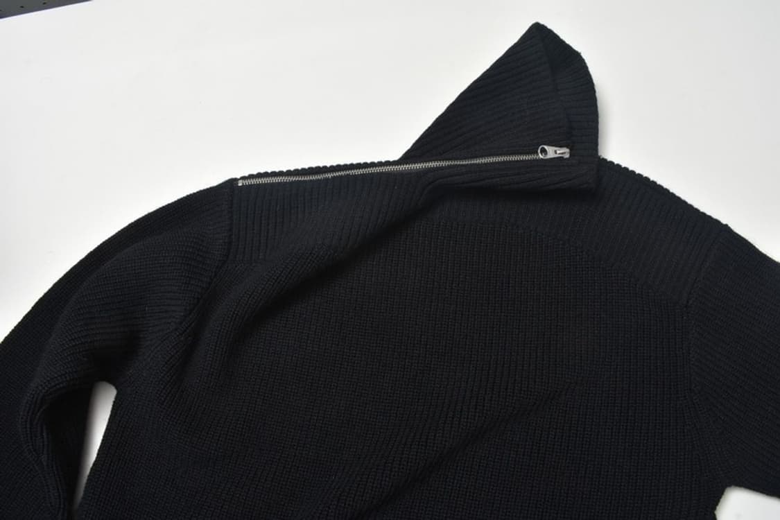 아르켓 사선지퍼 터틀넥 골지 니트 S 상품이미지4