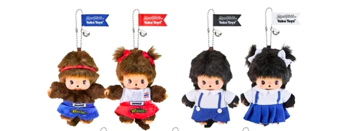 몬치치 태국 교복키링 한정판 여아 상품이미지2