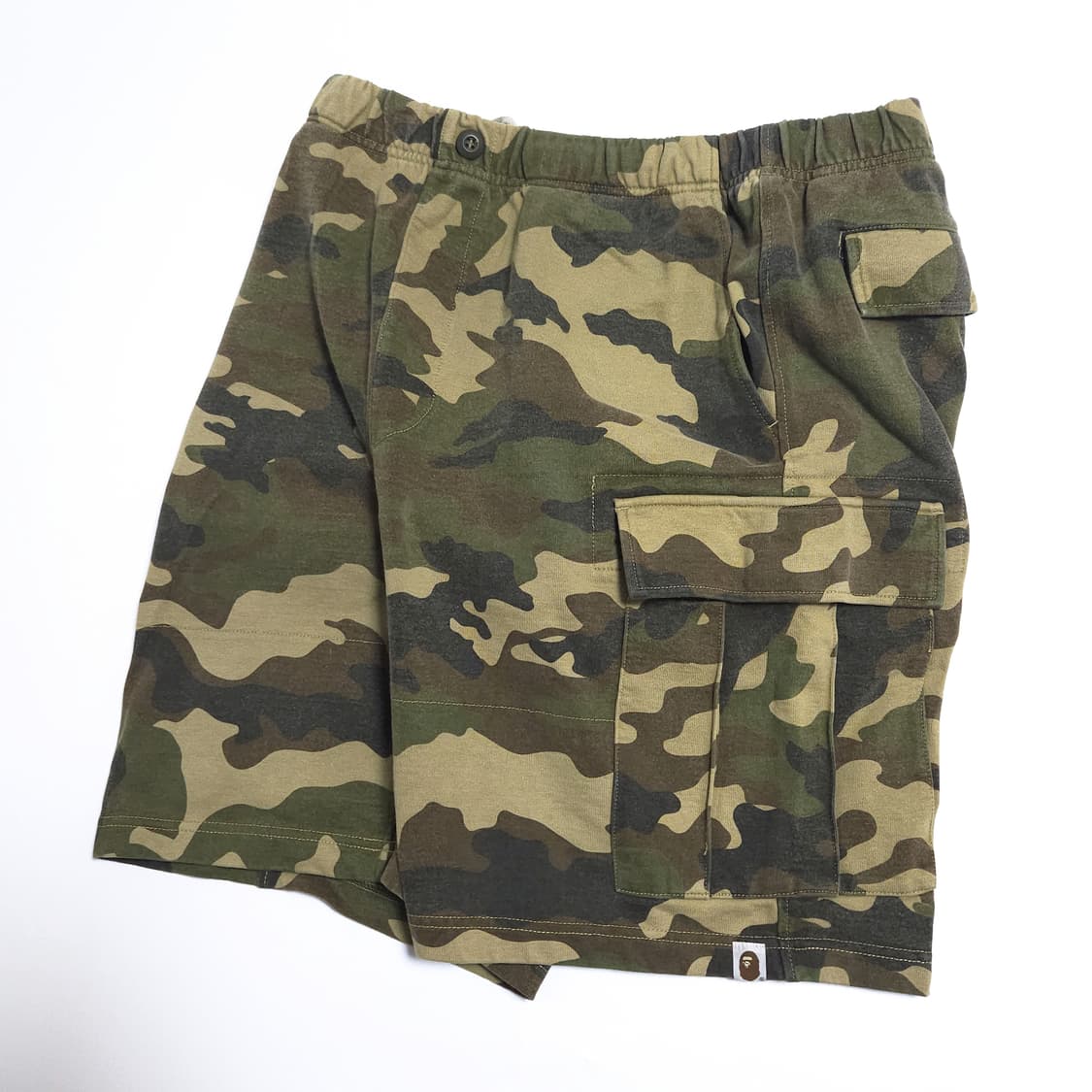 베이프 BAPE 재팬 카모 카고 쇼츠 반바지 스웻 상품이미지2