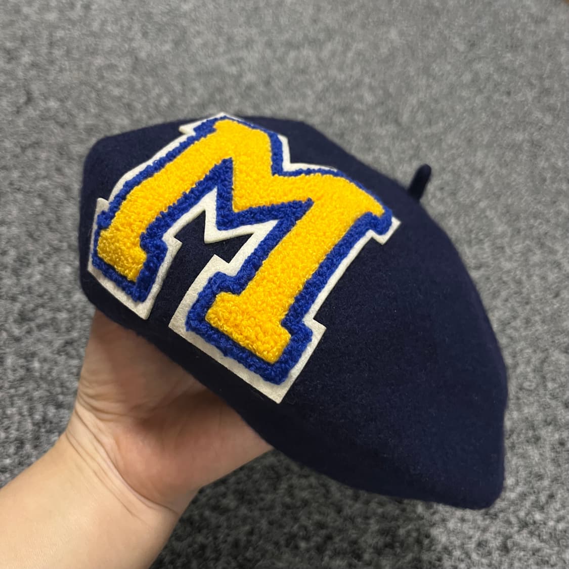 빈티지 베레모 진한네이비  상품이미지4