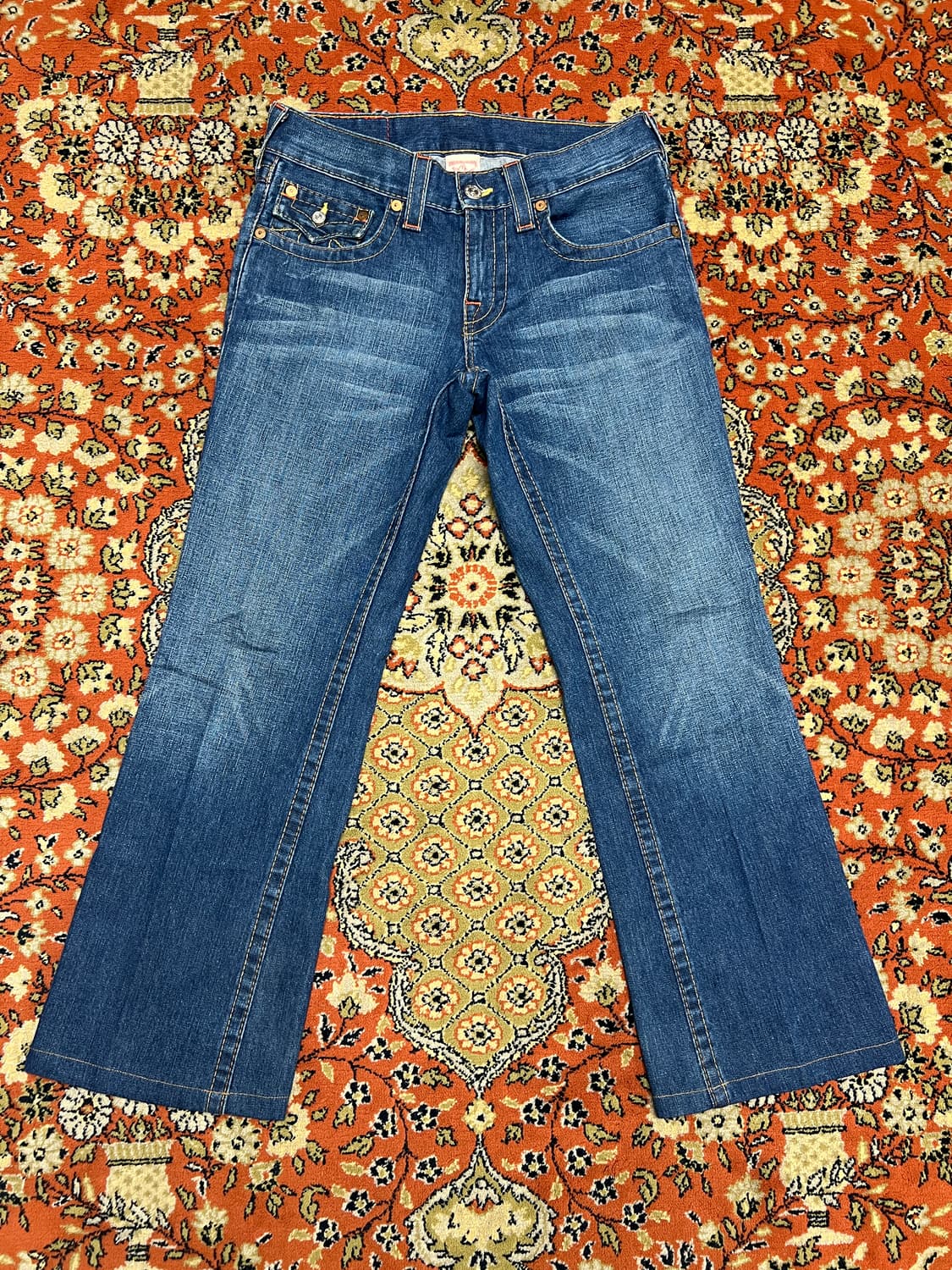 [32] 트루릴리전 Billy 아트워크 부츠컷 데님팬츠  상품이미지2