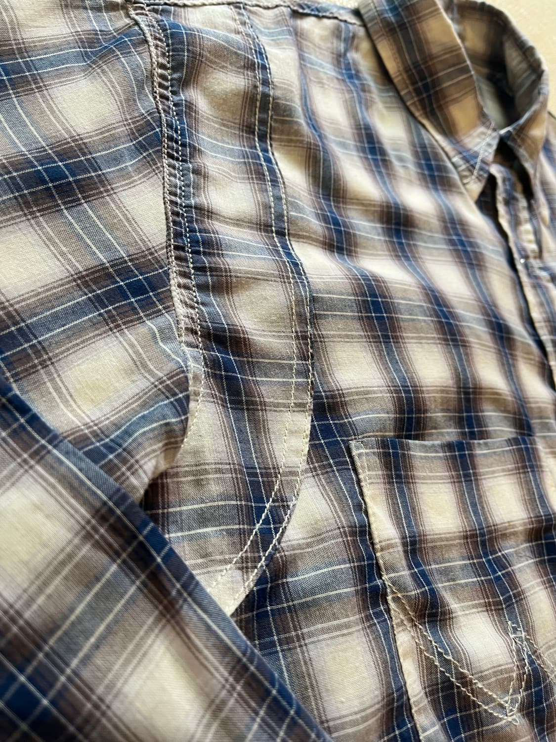 BEDWIN X WRANGLER PLAIDS SHIRTS 상품이미지2