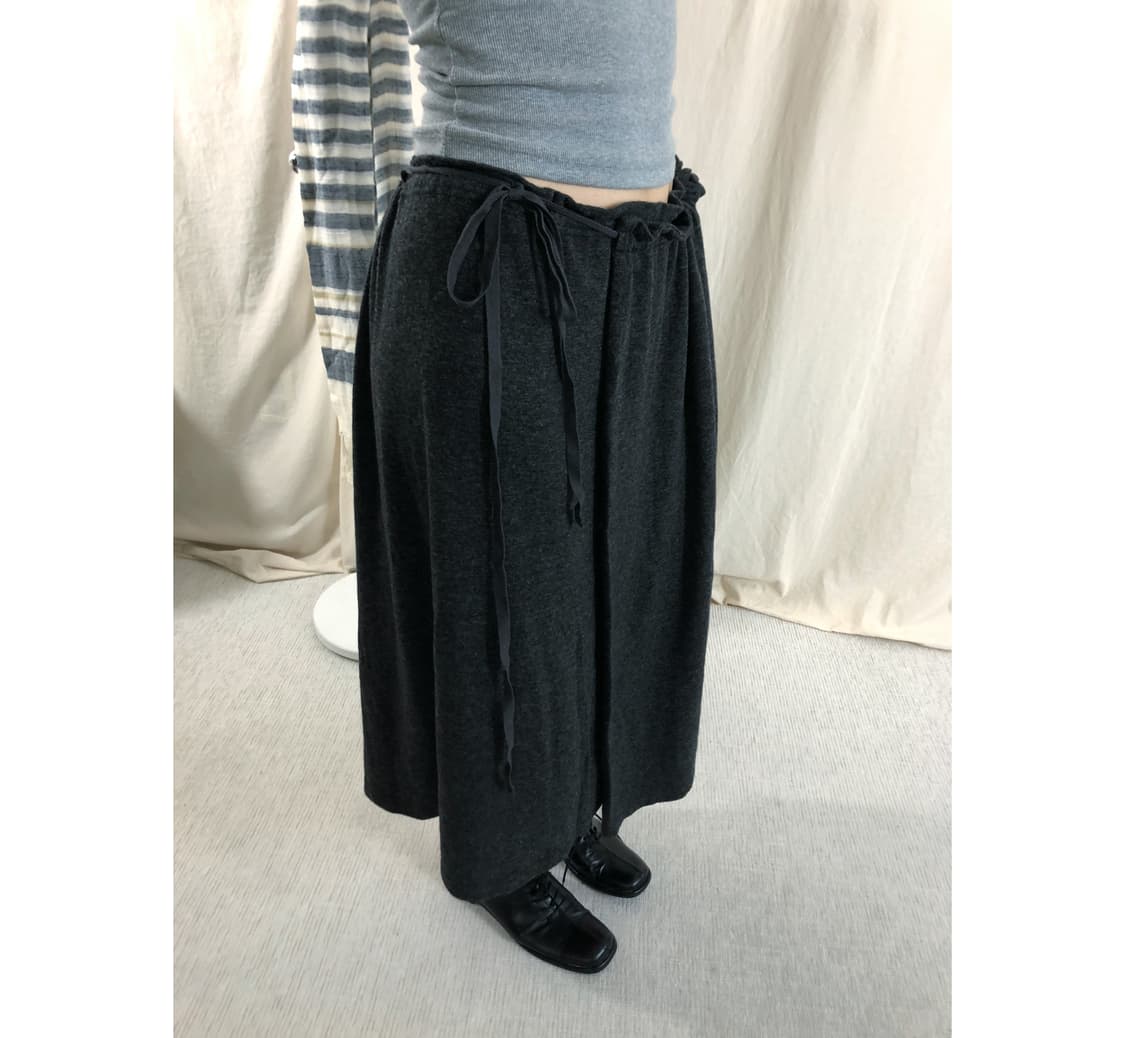 Plantation Wool• Cashmere Wrap Skirt 상품이미지1