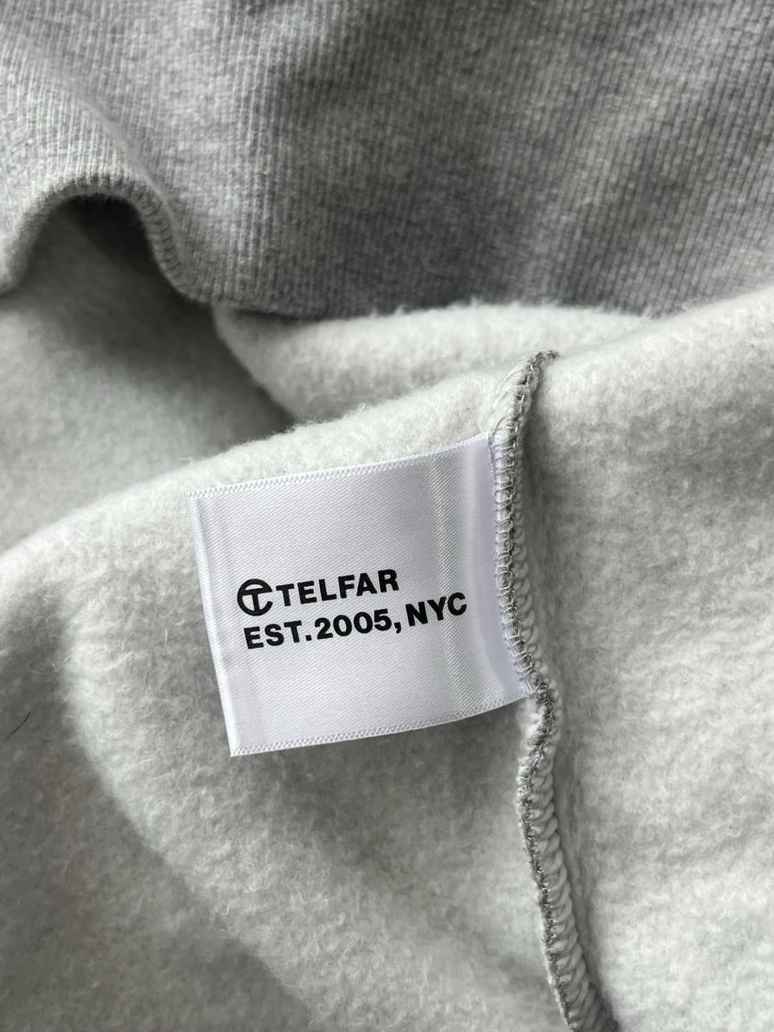 [XL/2XL] 텔파 빈티지 크랙로고 후드집업 그레이 상품이미지5