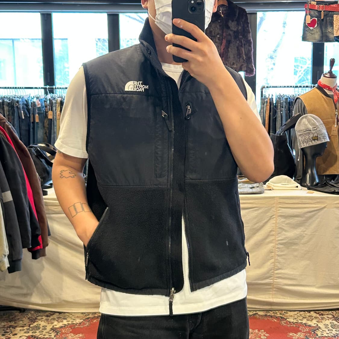 L) 노스페이스 데날리 폴라텍 플리스 집업 베스트 조끼 상품이미지10