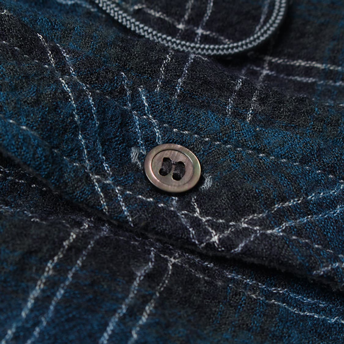  AND WANDER "Blue Check Shirts" 상품이미지10