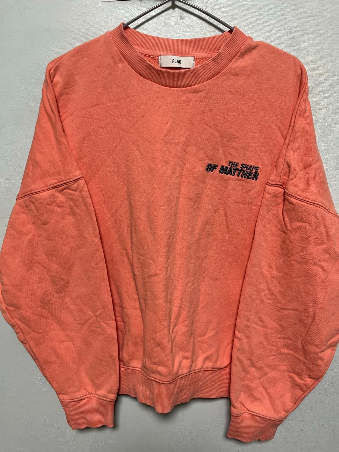 PLAC 여성 핑크색 맨투맨 티셔츠 상품이미지1